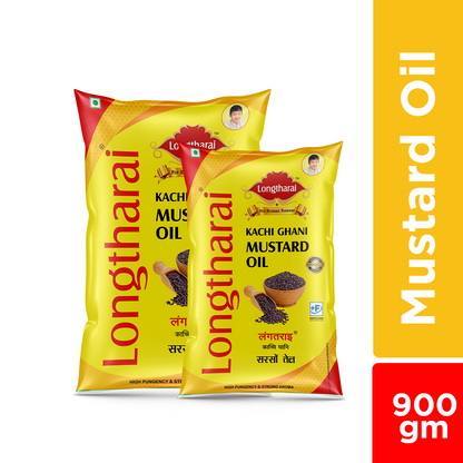 Longtharai Mustard Oil Pouch | 900gm