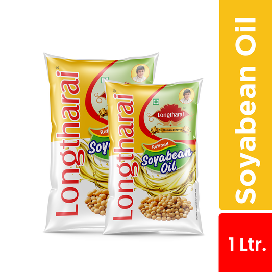 Longtharai Soyabean Oil Pouch | 1 Ltr