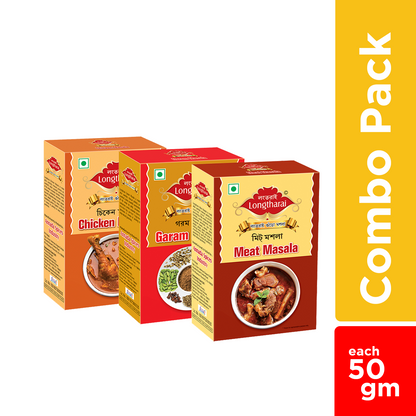 Masala Medley Mix | Longtharai Combo Pack | Chicken, Meat and Garam Masala