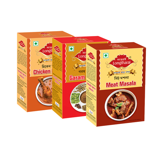 Masala Medley Mix | Longtharai Combo Pack | Chicken , Meat and Garam Masala